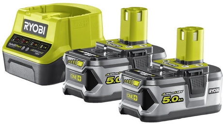 Ryobi rc18120-250 18v li-ion accu starterset (2x 5,0ah accu)