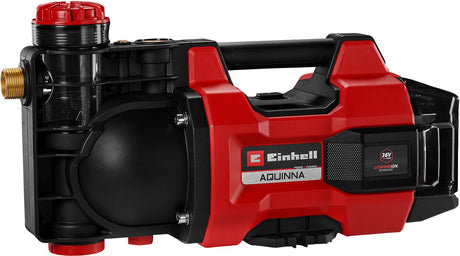 Einhell accu tuinpomp aquinna 36 34 li solo - power x-change - 36 v li-ion - 3400 l u - max. opvoerhoogte: 37 m - overbelastings- en vorstbeveiliging - excl. accu en lader