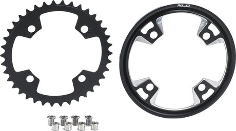 Xlc cr-e02 kettingblad - bosch e-bike - 38 tanden - aluminium - zwart zilver