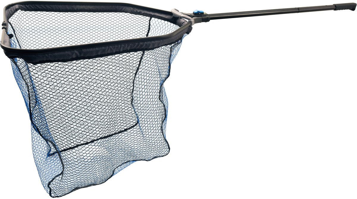 Predox - dlx foldable boat net - schepnet - rubber coated - heavy duty - 185cm