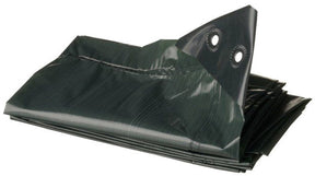 Nature - afdekzeil voor hout - 2 x 8m - groen - 100% waterdicht