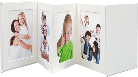 Deknudt frames a66dc1 8ph - leporello album - wit - 8x foto 10x15 cm