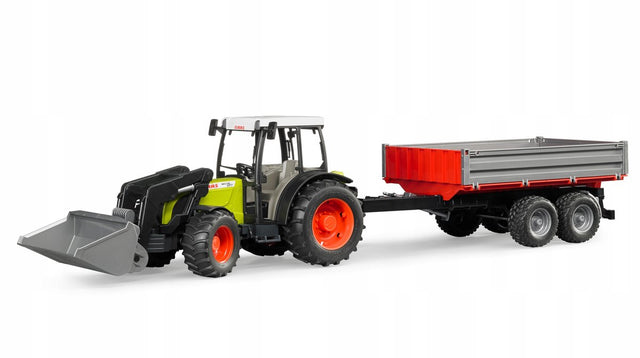 Bruder - claas nectis 267 f with frontloader and tipping trailer (br2112)