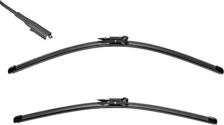 Valeo silencio flatblade set - 480+600 mm - met spoiler - 574470