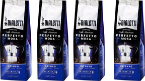 Bialetti moka intenso gemalen koffie - 4 x 250 gram