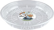 Elho uni-schotel rond 33 - schotel voor binnen buiten - ø 32.0 x h 4.2 cm - transparant