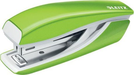 Leitz wow mini nietmachine - capaciteit van 10 vel - inclusief nietjes - voor kantoor en thuiswerken - ideaal voor thuiskantoor - groen