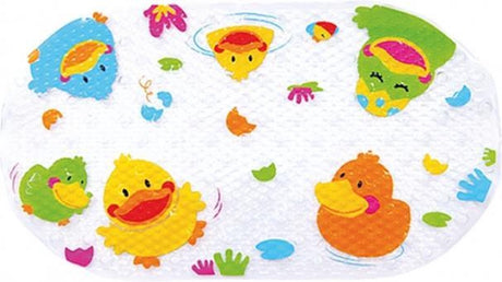 Tigex badmat eend - antislip baby badmat 69x39 cm rubber.