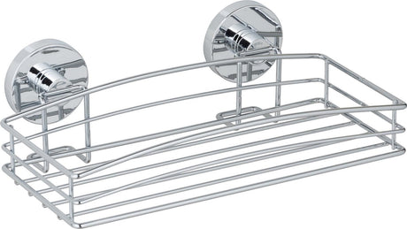 Wenko vacuum-loc doucherek chroom 26x15cm - douchemand - bevestigen zonder boren