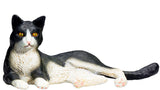 Mojo farmland liggende kat zwart wit - 387367