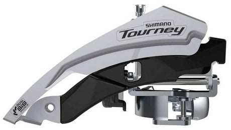 Shimano tourney fd-ty601-l6 voorderailleur zilver 3 x 8s