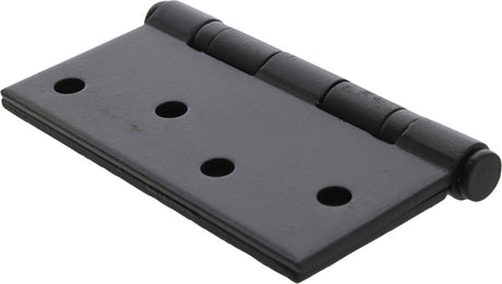 Starx kogelscharnier - 89 x 89 mm - zwart - vierkant model - stalen constructie - messing pen en messing kogellagers - voor binnengebruik - soepele deurbeweging