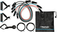 Avento weerstandsbanden set - tube trainer - 5 levels - zwart multi