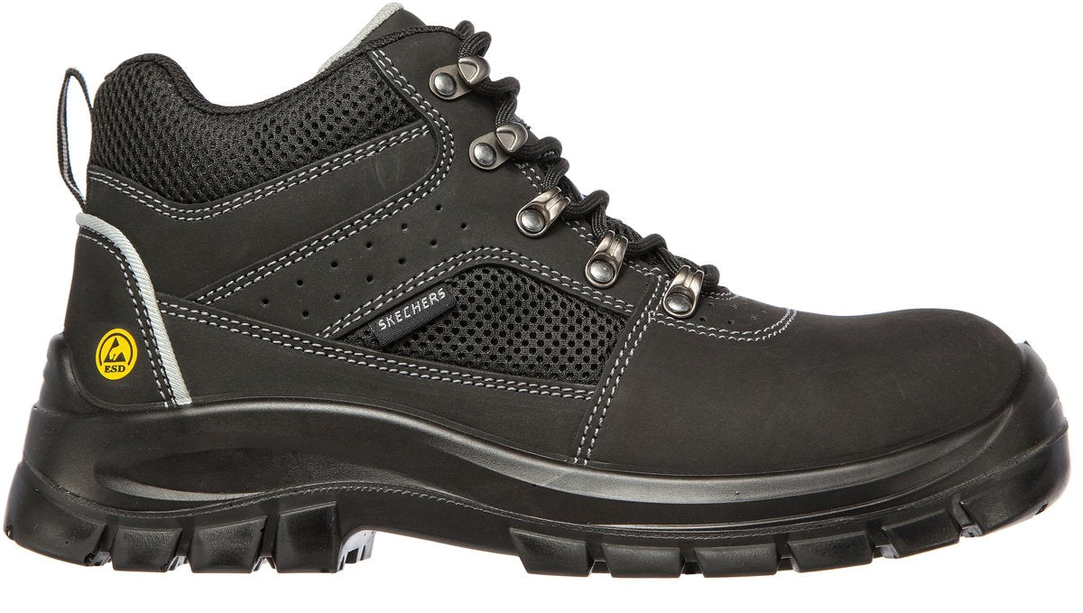 Skechers trophus - letic heren veterschoenen - zwart