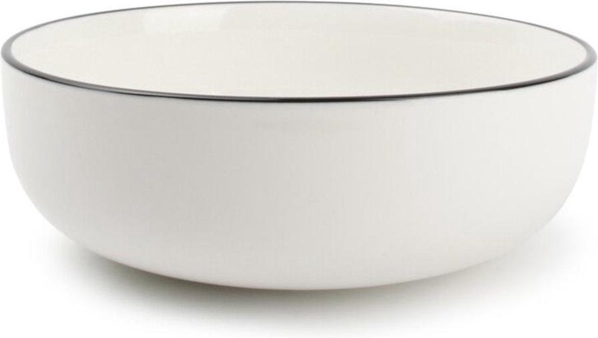 Salt pepper s|p collection - kom 17,5xh6cm wit - studio base