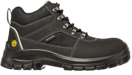 Skechers trophus - letic heren veterschoenen - zwart 41