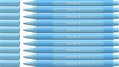 Schneider schrijfwaren schneider balpen - slider edge pastel - penpunt xb - schrijfkleur pastel baby blauw - 10 stuks - s-152230-10