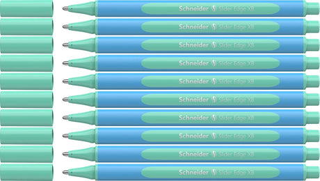 Schneider schrijfwaren schneider balpen - slider edge pastel - penpunt xb - pastel mint - 10 stuks - s-152224-10