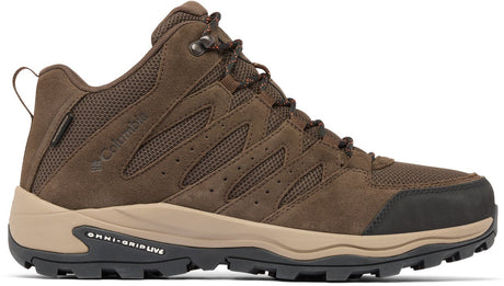 Columbia redmond™ iv mid waterproof heren wandelschoenen - cordovan, tangy orange 46