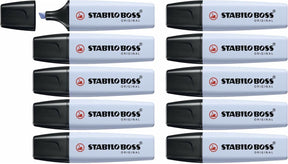 Stabilo boss original - markeerstift - pastel - babyblauw - doos 10 stuks
