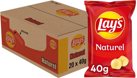 Lay's lay’s chips naturel (20x40gr)