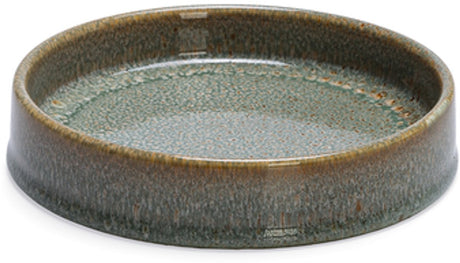 Designed by lotte eetbak jace - voerbak - drinkbak - kat - keramiek - groen - 15 cm - 300 ml one size
