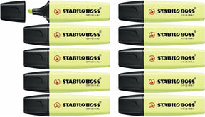 Stabilo boss original - markeerstift - pastel - snufje limoen - doos 10 stuks