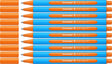 Schneider schrijfwaren schneider balpen - slider edge - xb - oranje - 10 stuks - s-152206-10