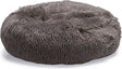 Beeztees yala - hondenmand - pluche - fluffy - bruin - dia. 50 cm