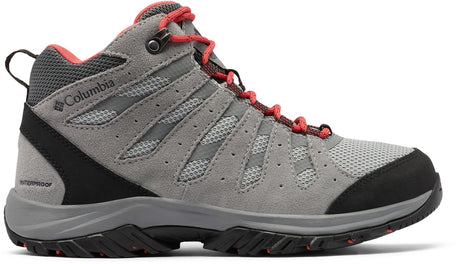 Columbia redmond iii mid waterproof dames wandelschoenen - steam, red coral 42