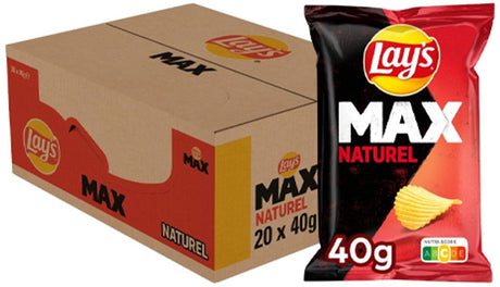 Lay's lay’s max naturel (20x40gr)