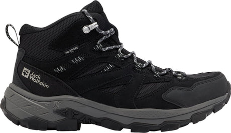 Jack wolfskin vojo tour texapore mid m heren wandelschoenen-phantom 42