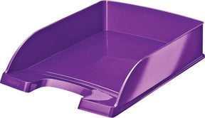 Leitz wow brievenbak - a4 - paars metallic