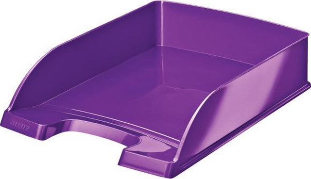 Leitz wow brievenbak - a4 - paars metallic