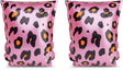 Swim essentials - zwembandjes - panterprint- zwemvleugels - 15-30 kg - 2-6 jaar - roze