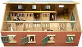 Kids globe paardenstal met 7 boxen, 1:24