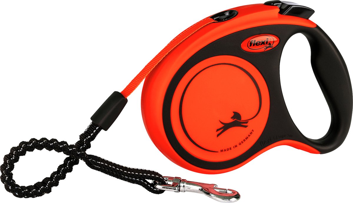 Flexi xtreme - rollijn hondenriem - oranje - s - 5 meter s