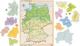 Goki houten lagenpuzzel duitsland, 98st.