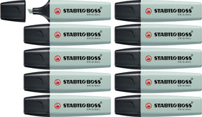 Stabilo boss original - markeerstift - naturecolors - aarde groen - doos 10 stuks