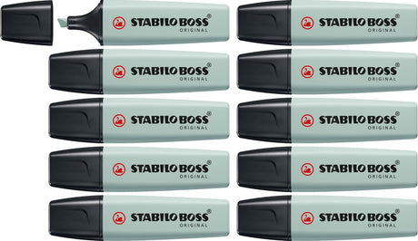Stabilo boss original - markeerstift - naturecolors - aarde groen - doos 10 stuks