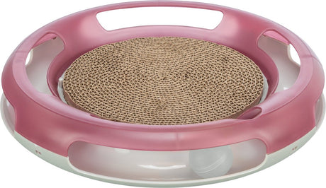 Trixie - race en scratch - kattenspeelgoed - speelbaan - kunststof - 37 cm