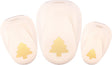 Vaessen creative pons set - figuurpons - kerstbomen - 3 st. - 1,5 tot 3,5 cm