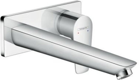 Hansgrohe talis e - wastafelmengkraan - ééngreeps bediening - met afvoerplug - 225mm maat - chroom