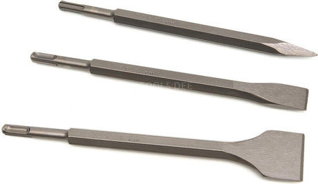 Makita 3-delige beitelset zilverkleurig