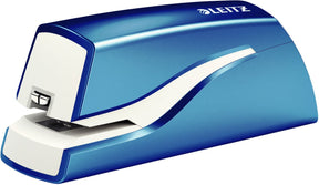 Leitz elektrische nietmachine wow batterij - 10 vel - blauw