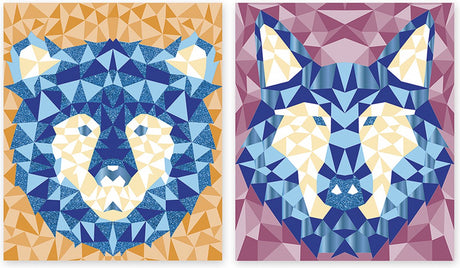 Janod - mysterix - mozaiek foamstickers - bosdieren