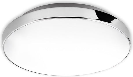Briloner malbona - badkamerlamp plafondlamp - plafonnière badkamerverlichting - 13 watt - 1.200 lumen - 4.000 kelvin - wit-chroom - 28.5cm