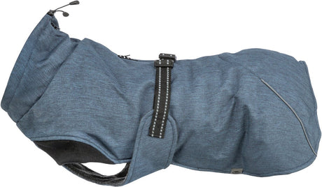 Trixie hondenjas - donkerblauw, waterafstotend, fleece voering - 45 cm