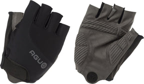 Agu super gel - fietshandschoenen - unisex - 4 mm gelpadding - ax suede grip - vingerloos - zwart - s