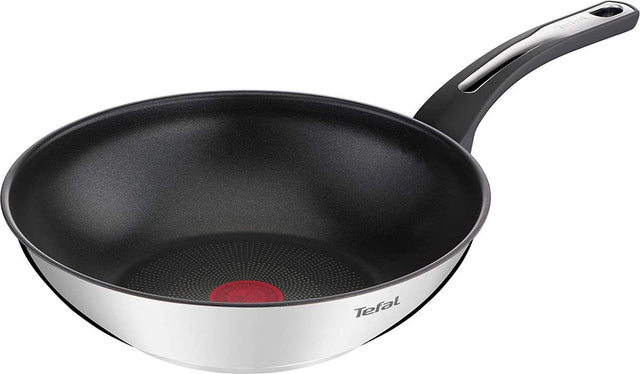 Tefal emotion wokpan - inductie - rvs - 28cm - anti-aanbaklaag
